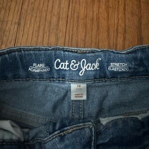 Girls Cat & Jack Flare Jeans: Size 10